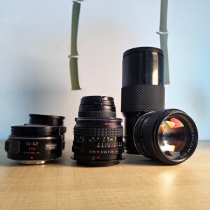 vintage manual lenses f1.4